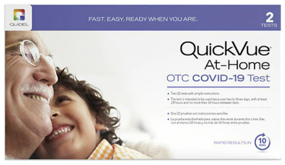 Quidel QuickVue – At-Home OTC COVID-19 Test