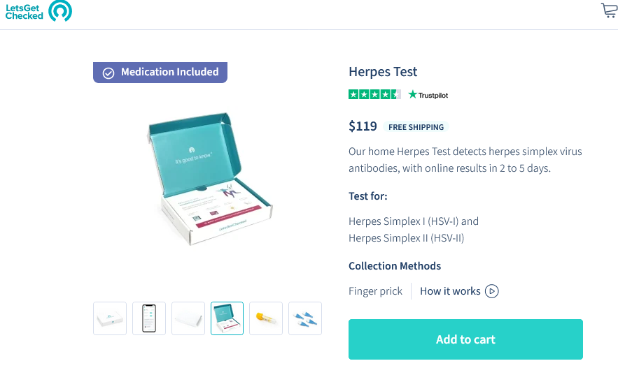 Herpes Test Kit